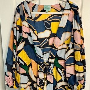 NWOT True Destinations Maxi Beach Coverup